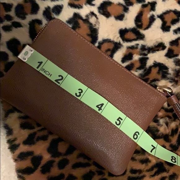 Coach classic brown wristlet / wallet, new w tags - Picture 8 of 9